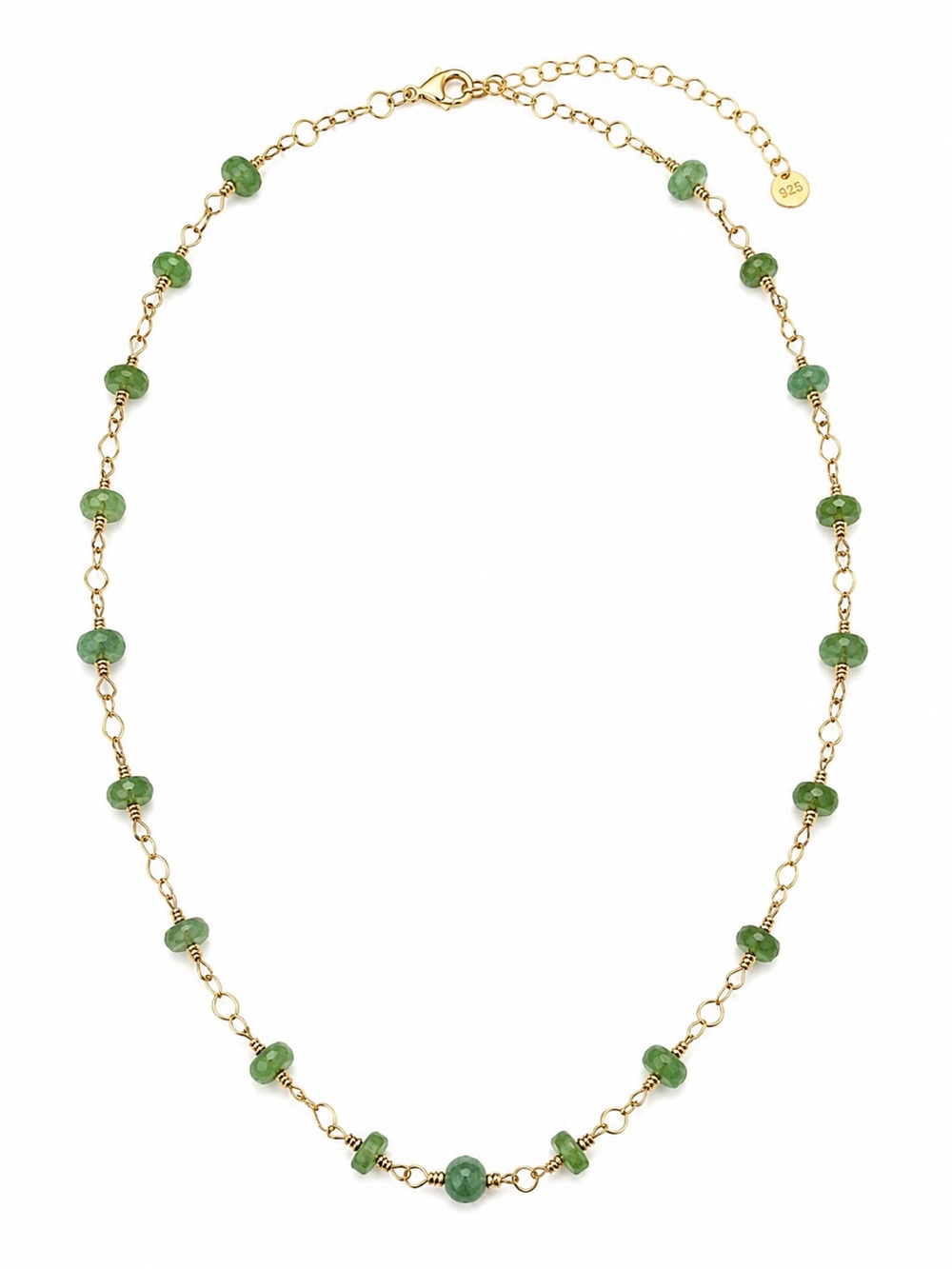 Kyanite Green Gold Filled Necklace (ALN40)